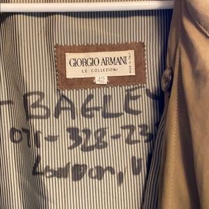 Giorgio Armani Trench Coat